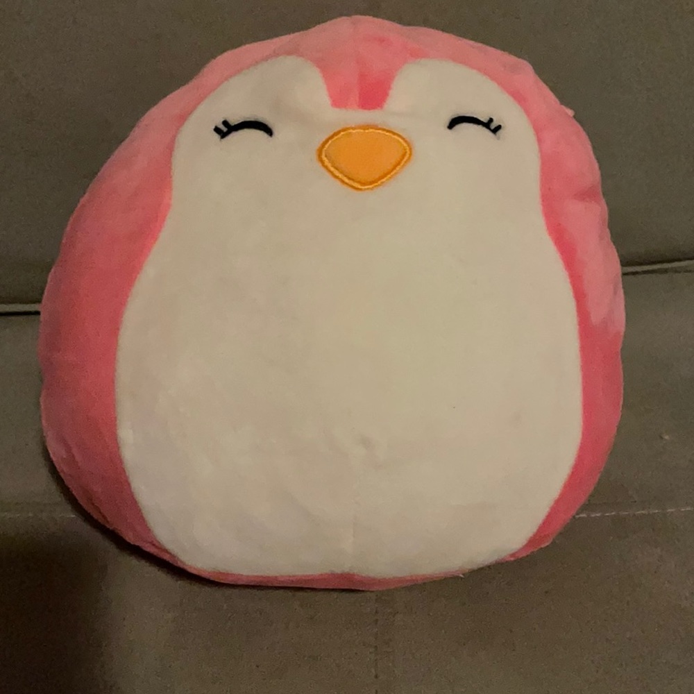 She is a pink penguin made in 2018